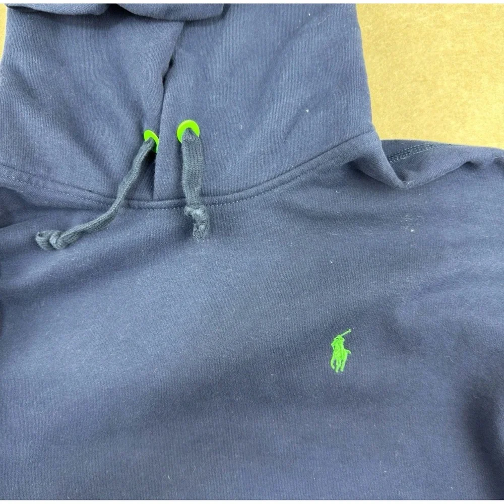 Polo Ralph Lauren Sweatshirt‎ Men's XL Blue Green Pony Hoodie